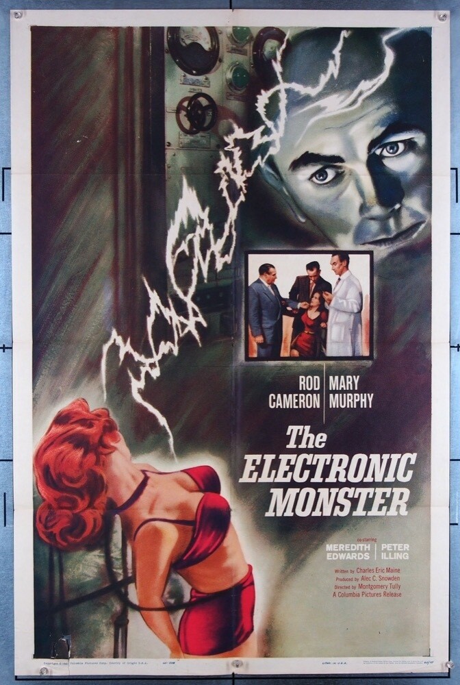 ELECTRONIC MONSTER, THE (1960) 2386 Science Fiction Movie Poster Mary Murphy