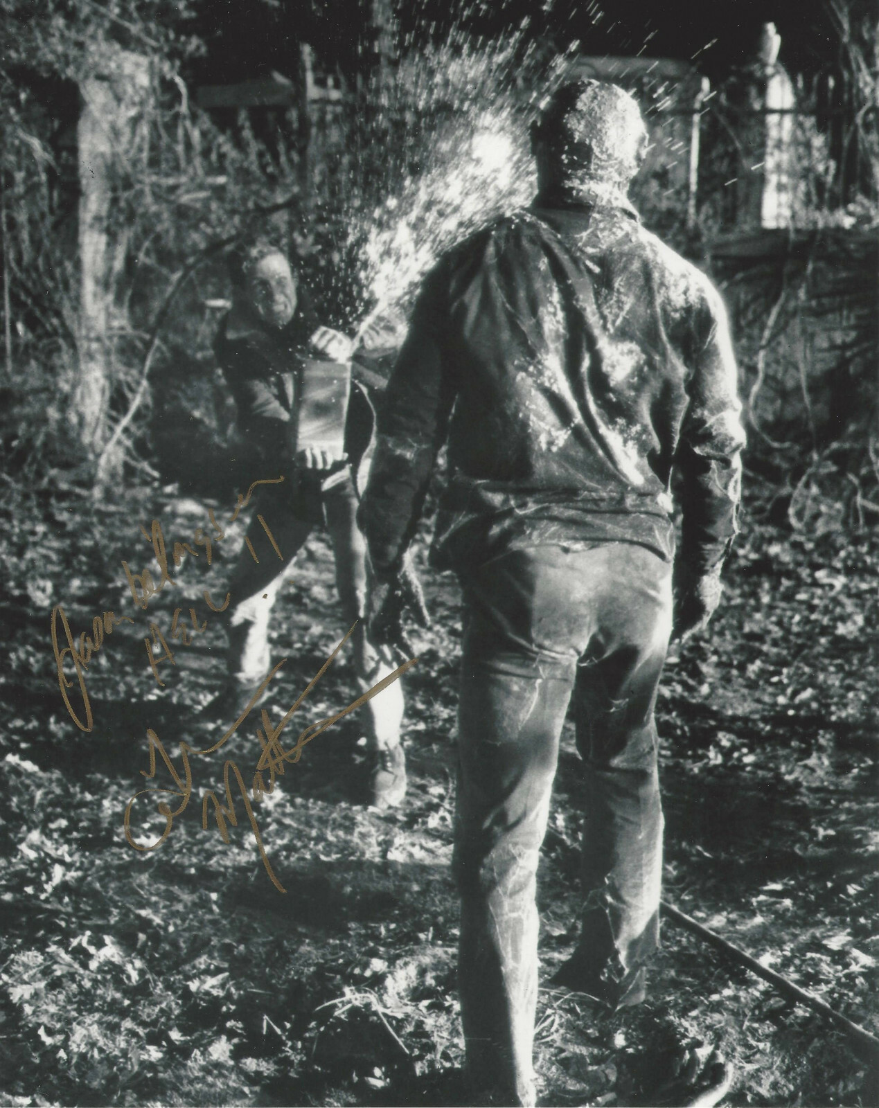 THOM MATHEWS SIGNED FRIDAY THE 13TH PART VI: JASON LIVES 8×10 MOVIE PHOTO w/COA