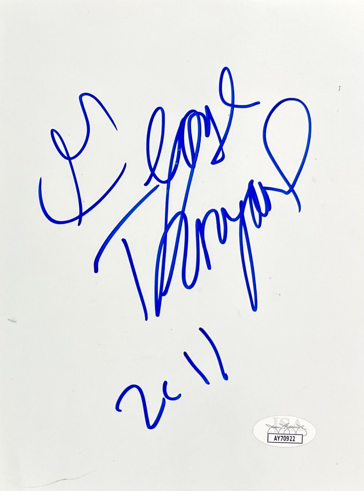 GEORGE THOROGOOD Autograph Signed CUT PAGE 6″ x 8″ Photo Paper JSA CERTIFIED