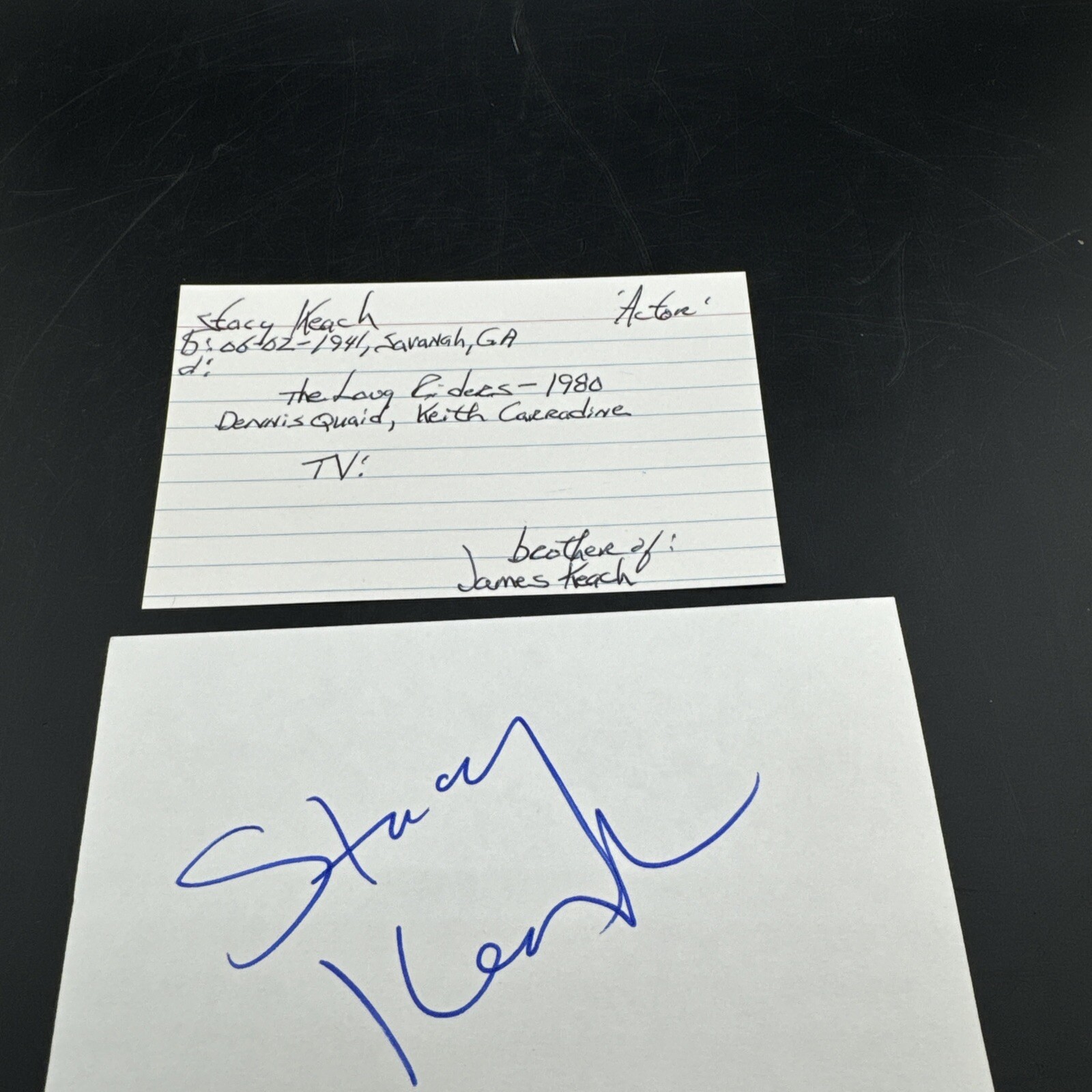 Stacy Keach Autograph