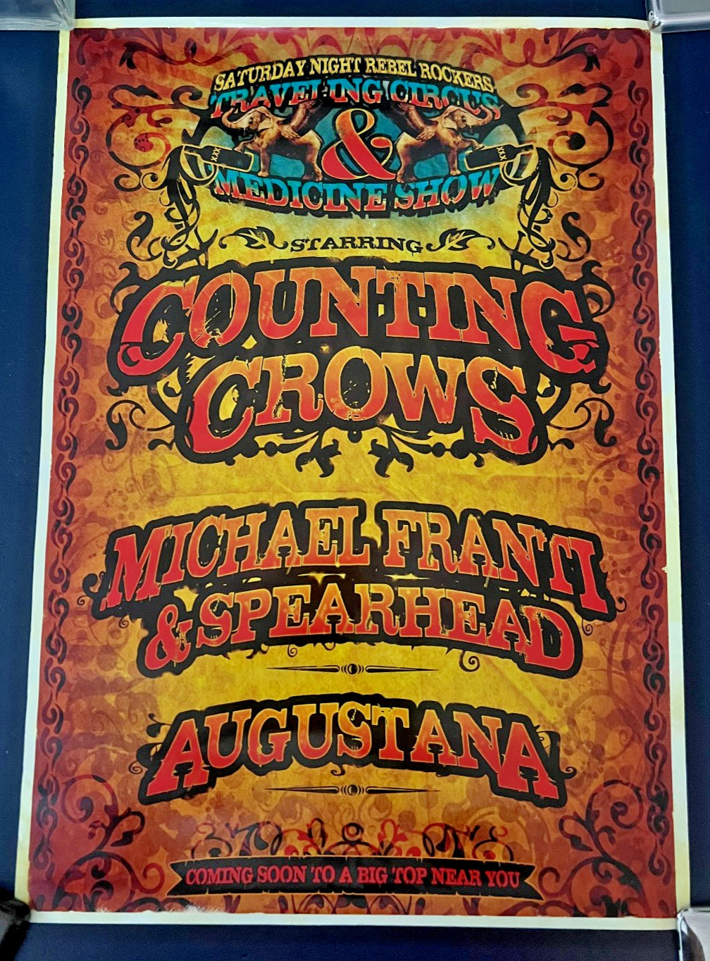 Counting Crows 2009 Traveling Circus & Medicine Poster
