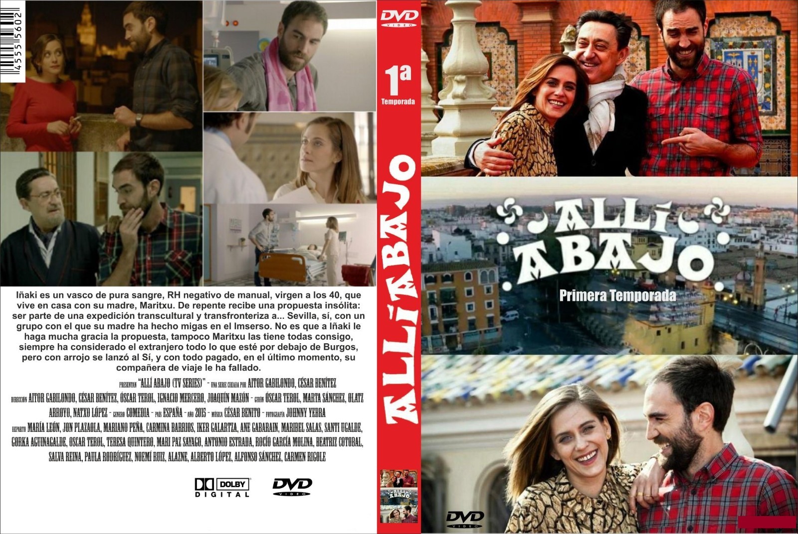 ESPAÑA SERIES, ALLI ABAJO, 1RA—5TA, 69 CAPIT/22 DVD/BOXES, 2015-19