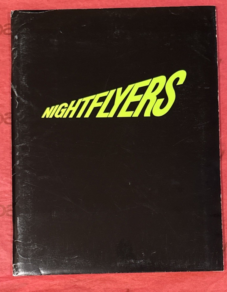 NIGHTFLYERS 1987 SCI-FI MOVIE PRESS KIT + 7 PROMO PHOTOS