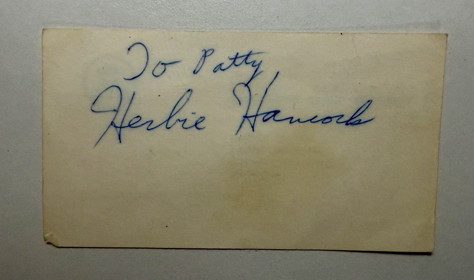 HERBIE HANCOCK SIGNED 1979 AUTOGRAPHED CARD 13th Annual Jazz Fest UC Berkeley CA