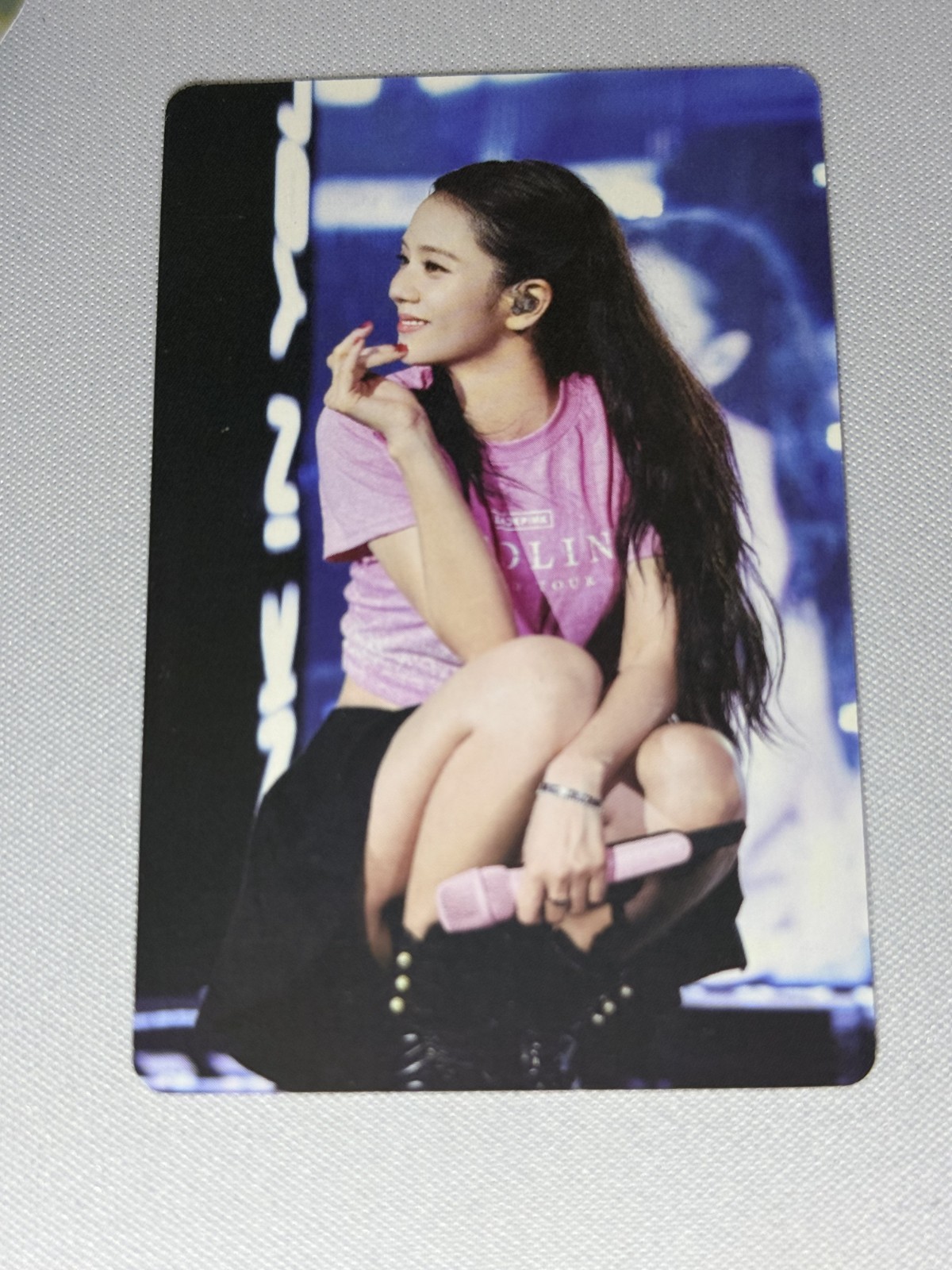 Jisoo Blackpink Photocard – Jump Single Kpop Cute Sexy Asian Girl Blinks