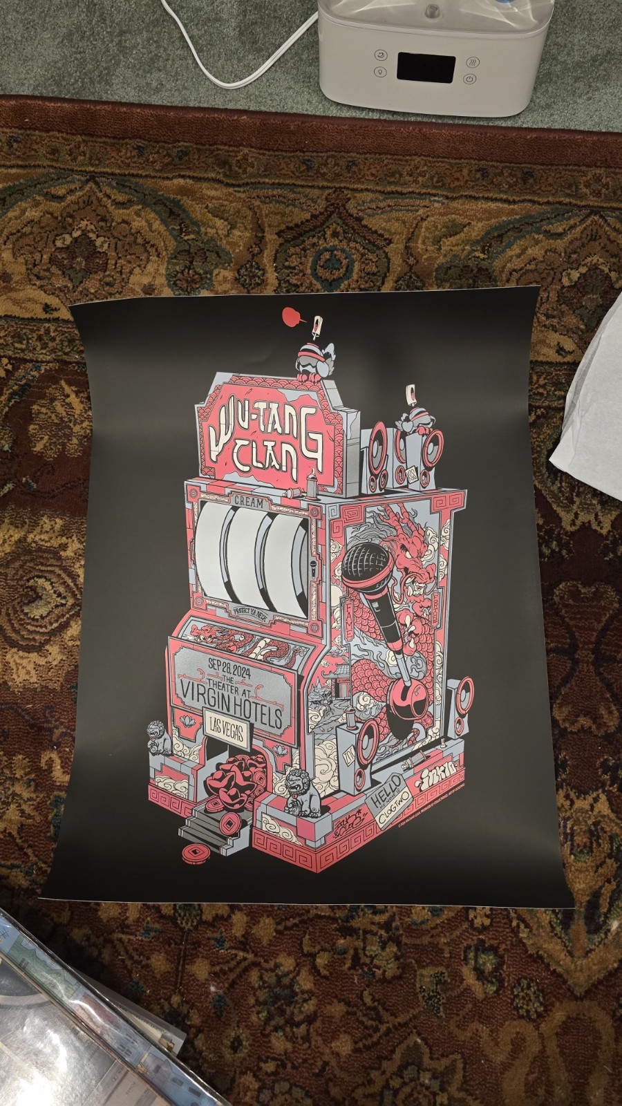 Wu-Tang September 28 2024 Las Vegas Poster
