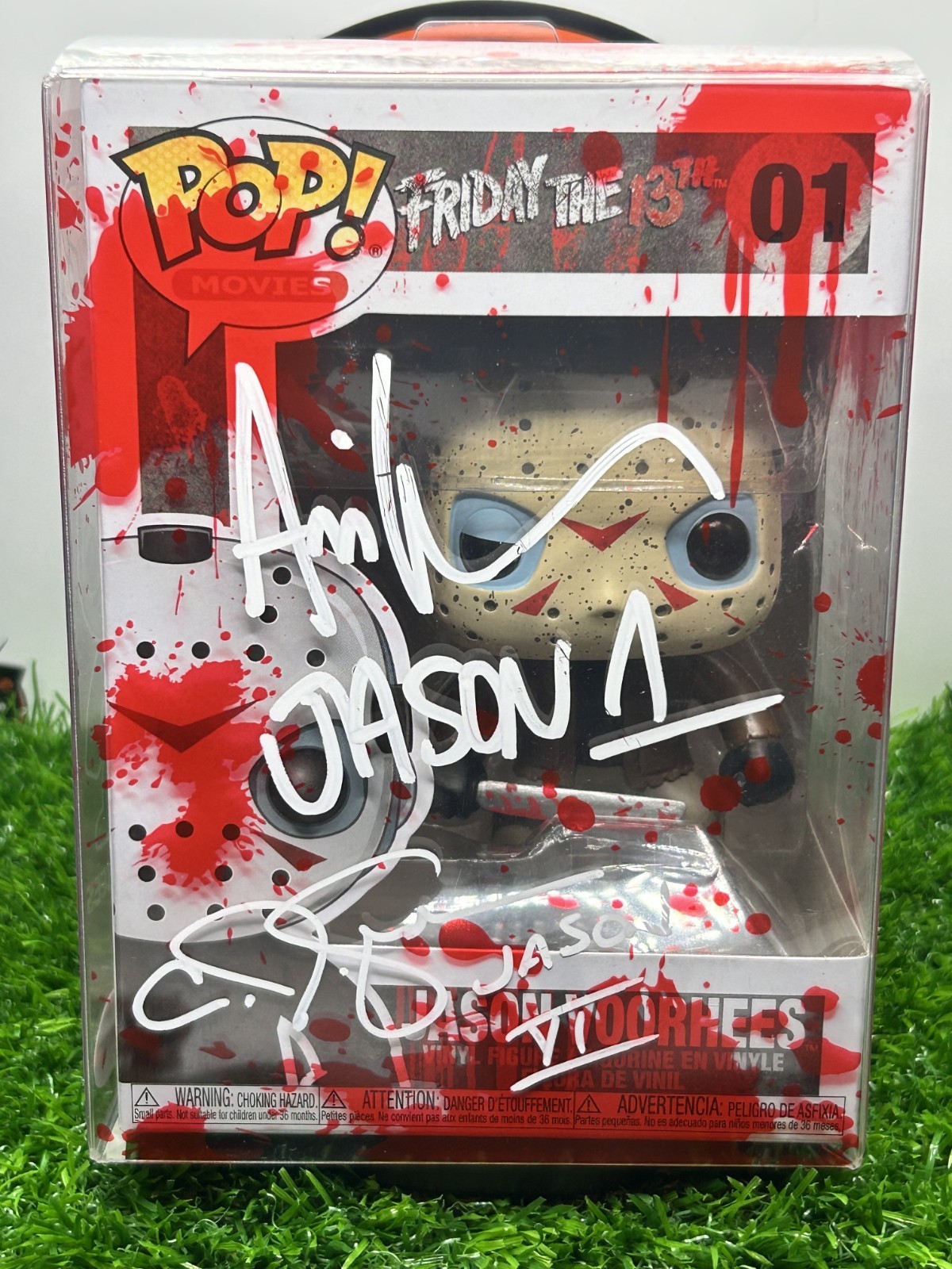 C.J. Graham Signed Jason Voorhees Funko Pop Friday The 13th Protector JSA🔥📈