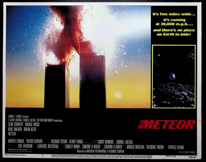 Original Meteor 1994 Movie Lobby card Set of 8