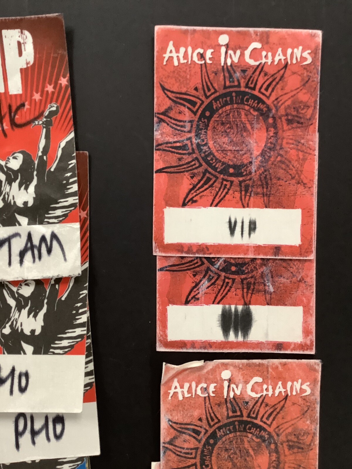 Alice In Chains Backstage Pass 24 Original Cloth 2007 Re-evolution Tour VIP Acce