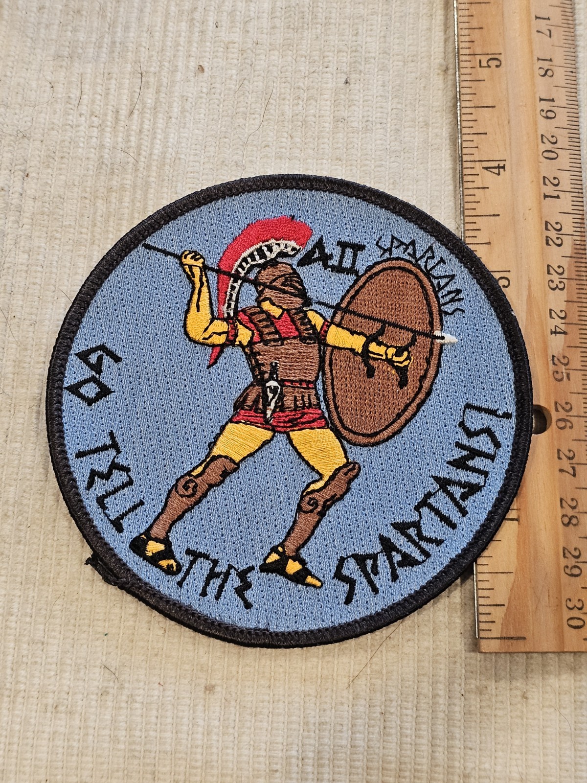 1990s Greek 300 Movie Go Tell The Spartans Army Patch L@@K!!!