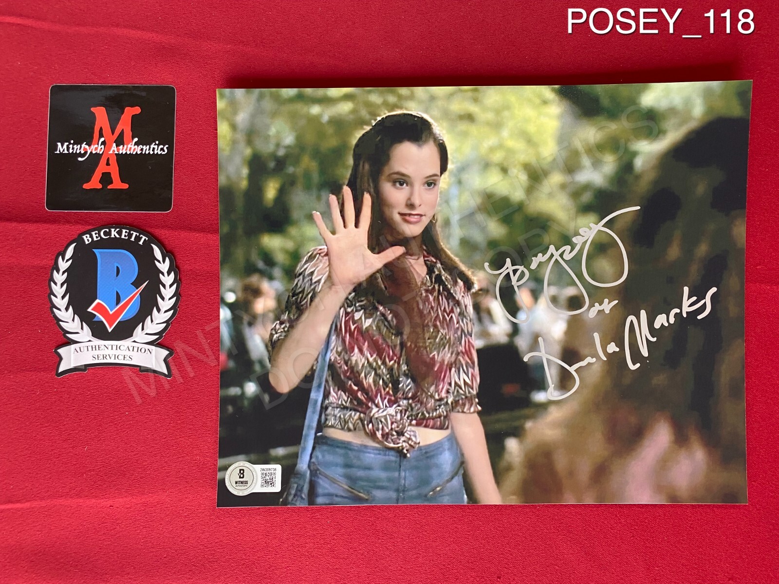 Parker Posey autographed signed 8×10 photo Dazed and Confused Darla Beckett COA