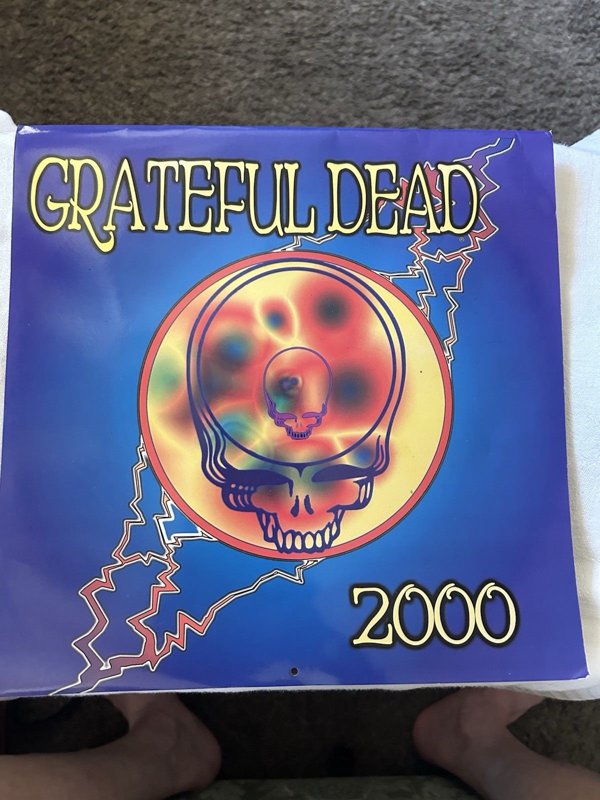 Grateful Dead 2000 Wall Calendar Acid Test Productions Unused Complete w/ Insert