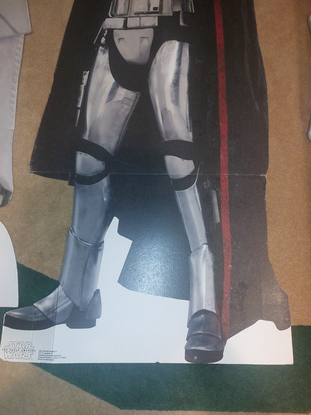 CAPTAIN PHASMA SNOWTROOPER Star Wars VII Force Awakens CARDBOARD CUTOUT Standup