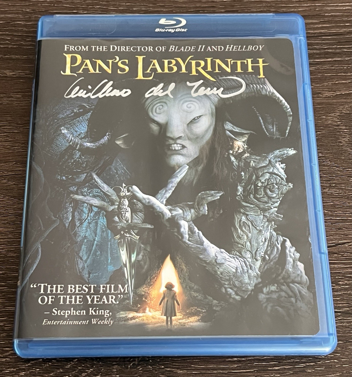 SIGNED Guillermo Del Toro Pan’s Labyrinth Blu-ray Disc 2006 Widescreen As-New