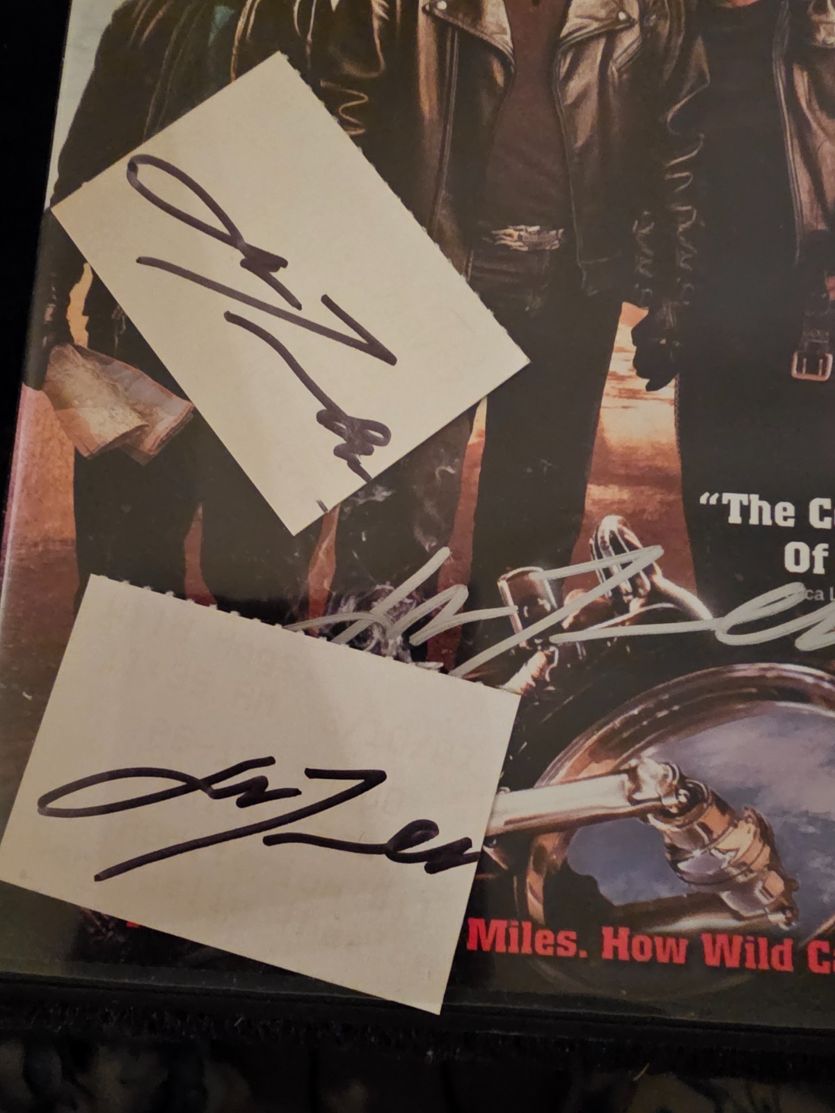 John Travolta and Tim Allen Signed DVD, Insert, & Movie Tickets from “Wild Hogs”