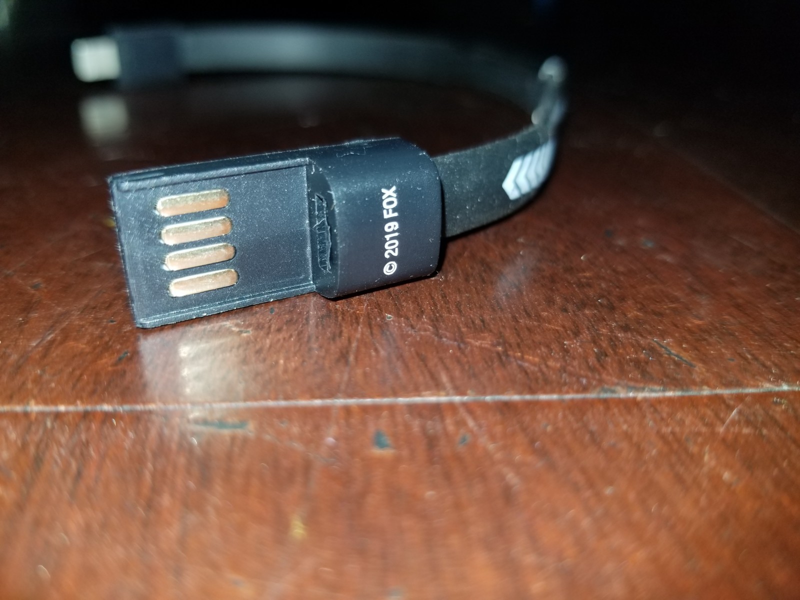 Alita Battle Angel Promo USB Wristband cable with Lightning connection port 2019