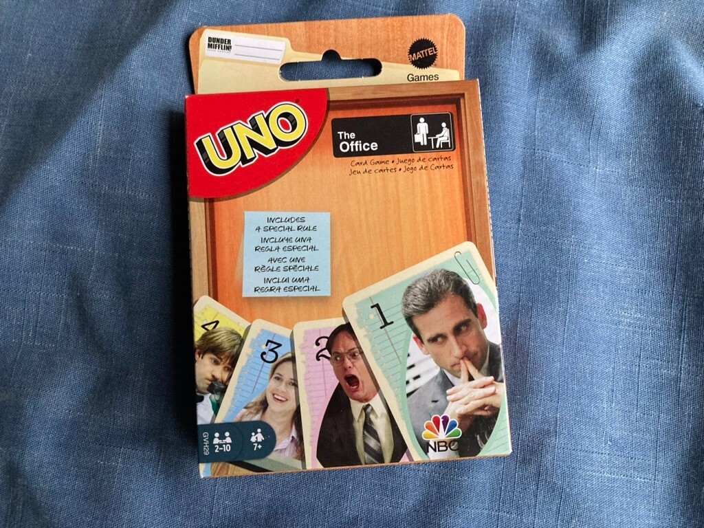 THE OFFICE Dunder Mifflin TREBISKY THAT’s WHAT SHE SAID Button + MUG + UNO cards