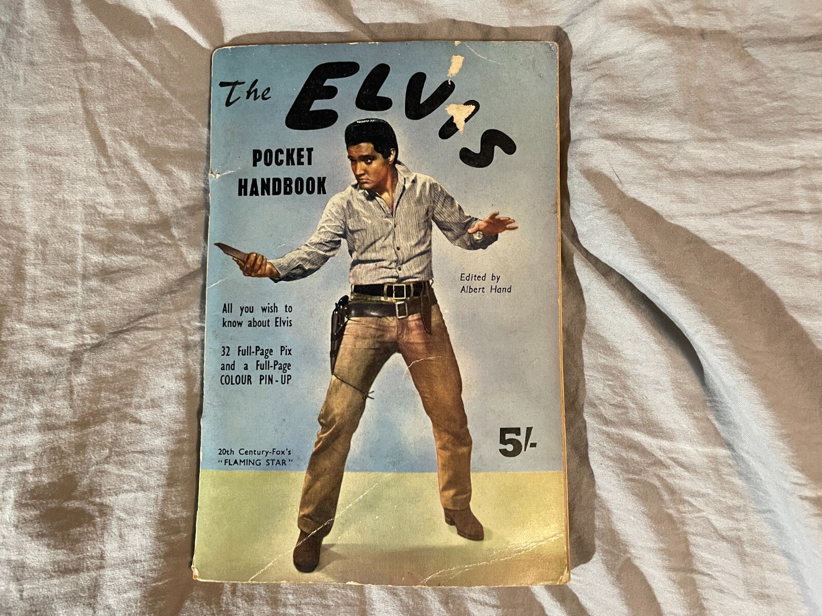 Elvis Presley Pocket Handbook 1961 Vintage The King Albert Hand Rock n Roll