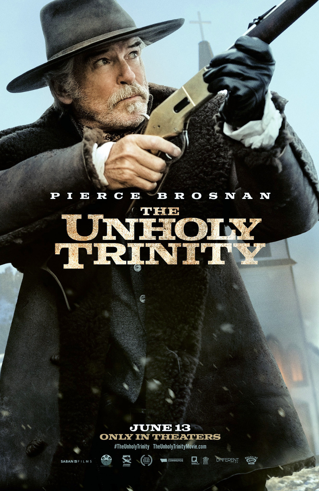The Unholy Trinity 2024 Movie Poster 11×17 Tim Roth Ethan Peck Cavalry