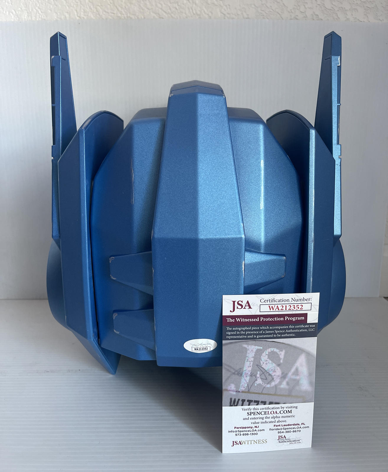 Peter Cullen Signed Autographed Optimus Prime Full Size Icons Helmet JSA COA 4