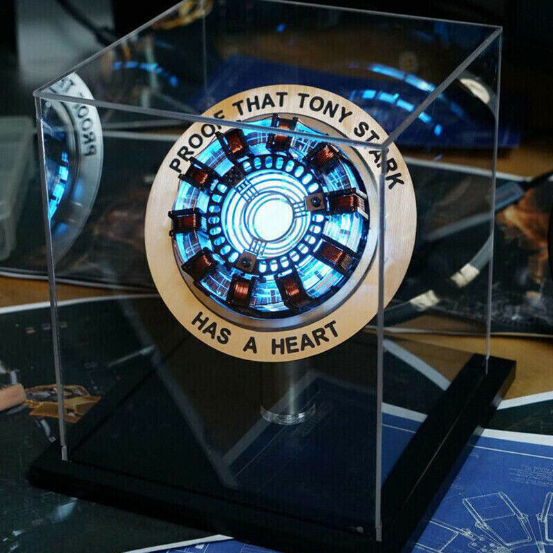 MK2/MK1 Iron Man Arc Reactor Proof that Tony Stark Heart Chest LED Lamp Light
