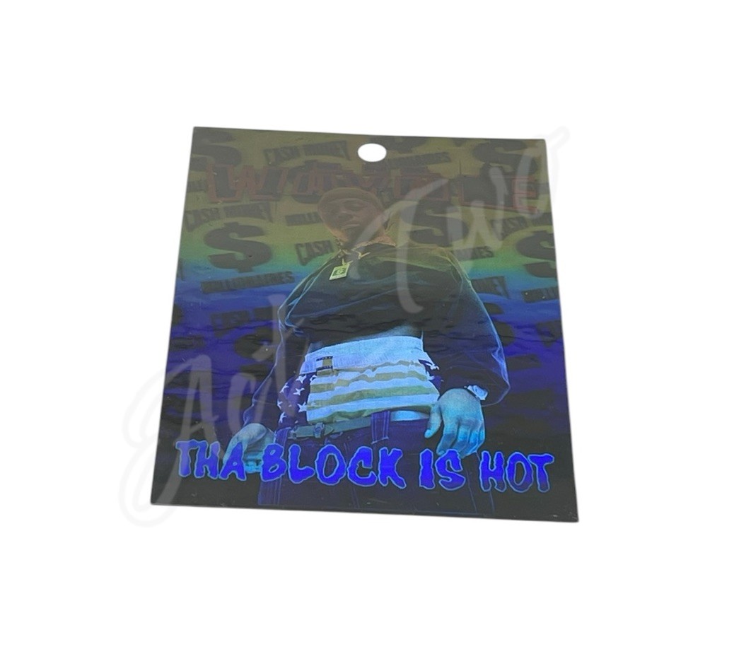 Vintage Lil Wayne Hologram Lanyard Card Foil Block Hot Cash Money Promo Hip Hop