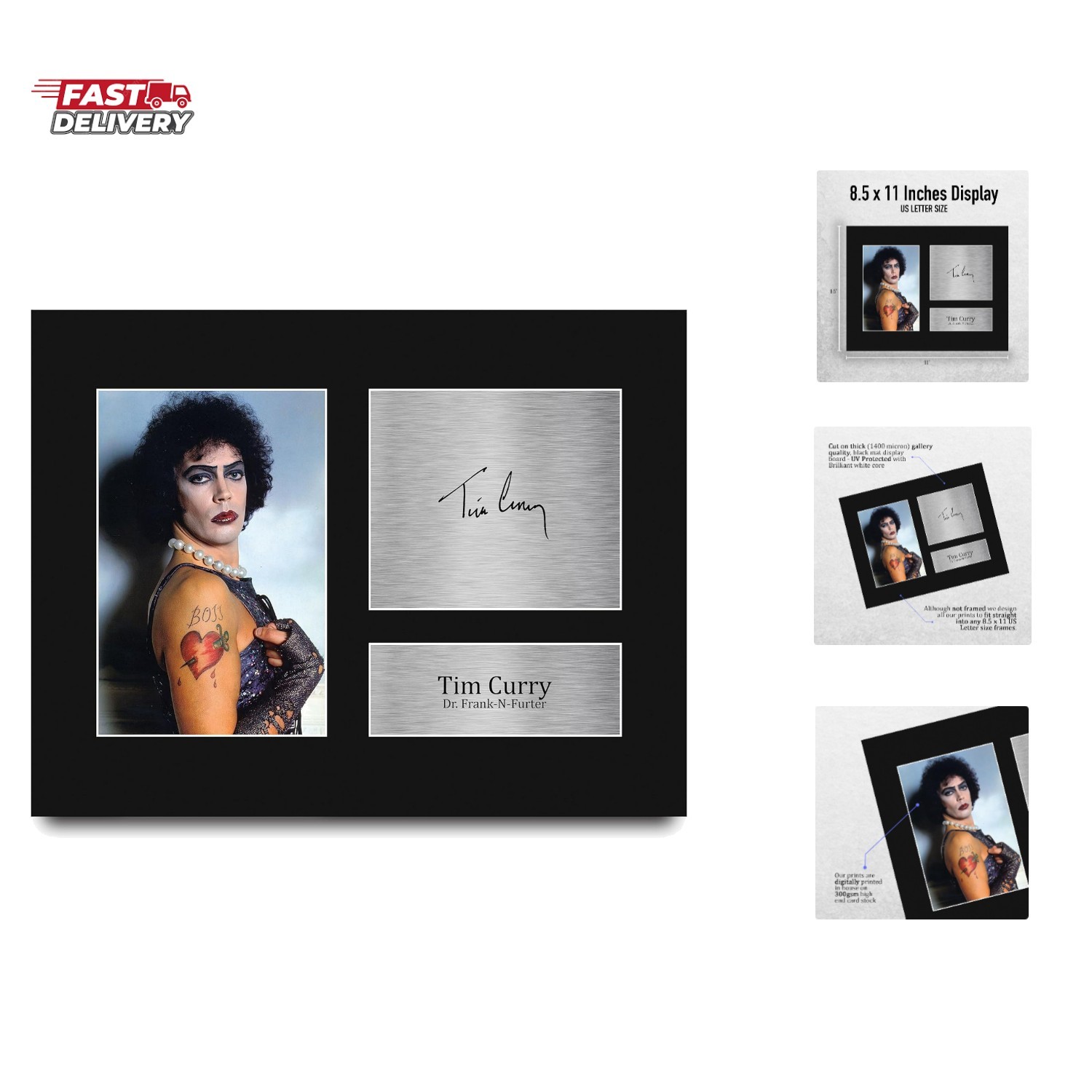 Tim Curry Rocky Horror Picture Show Gifts Printed Signed Autograph Picture fo…