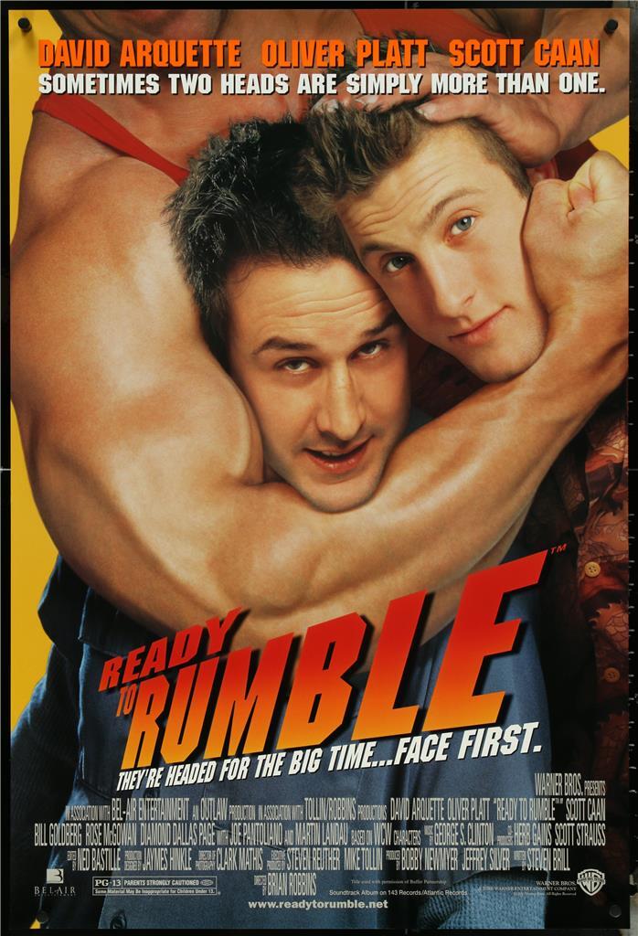 READY TO RUMBLE 27″x40″ D/S Original Movie Poster One Sheet 2000 David Arquette