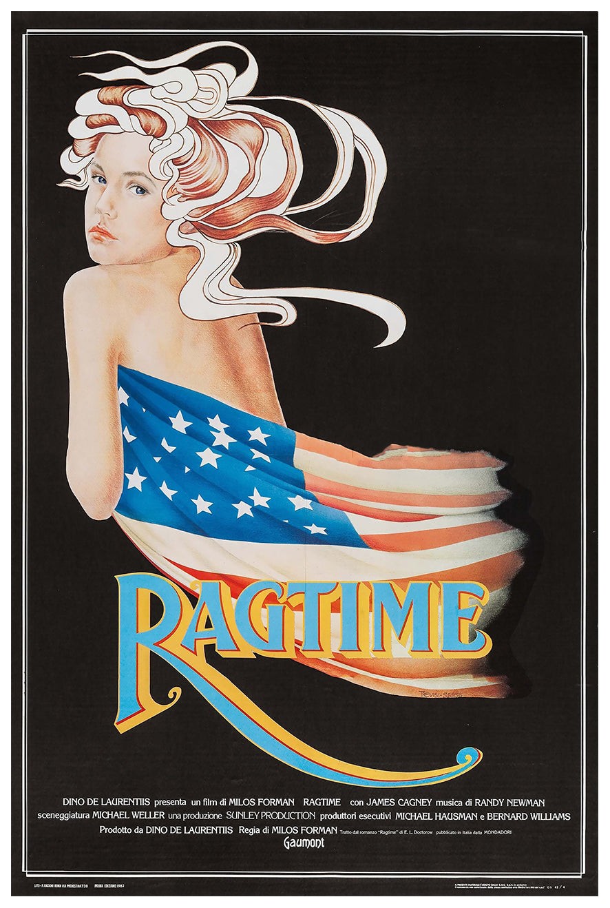 Ragtime 1981 – James Cagney – Italy – Classic Movie Poster