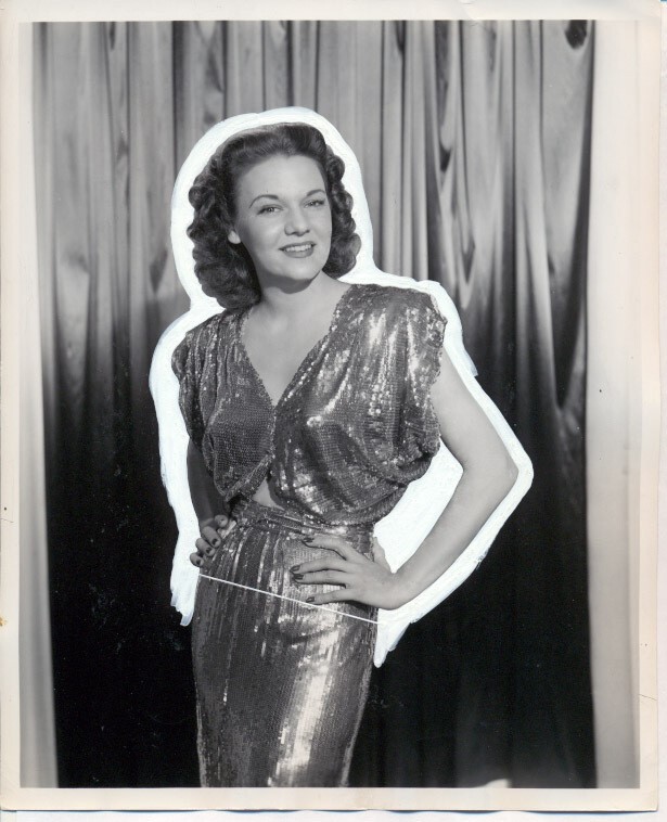 DOROTHY SHAY original GLAMOUR television photo 1950s
