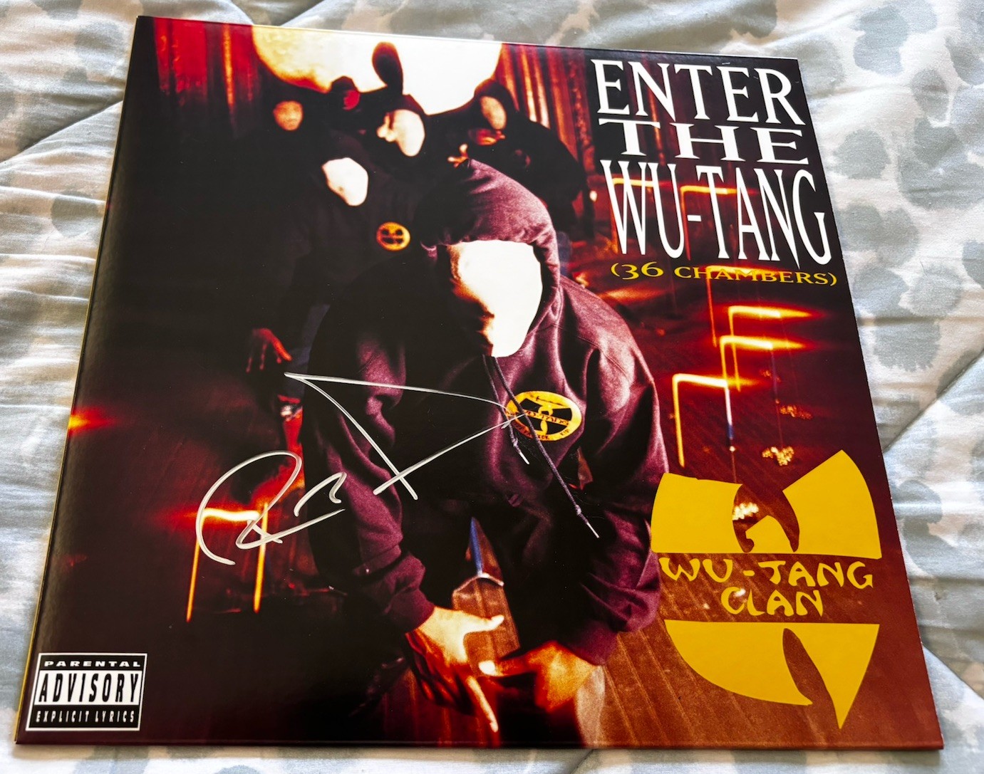 RZA signed Vinyl Album Enter The Wu-Tang 36 Chambers