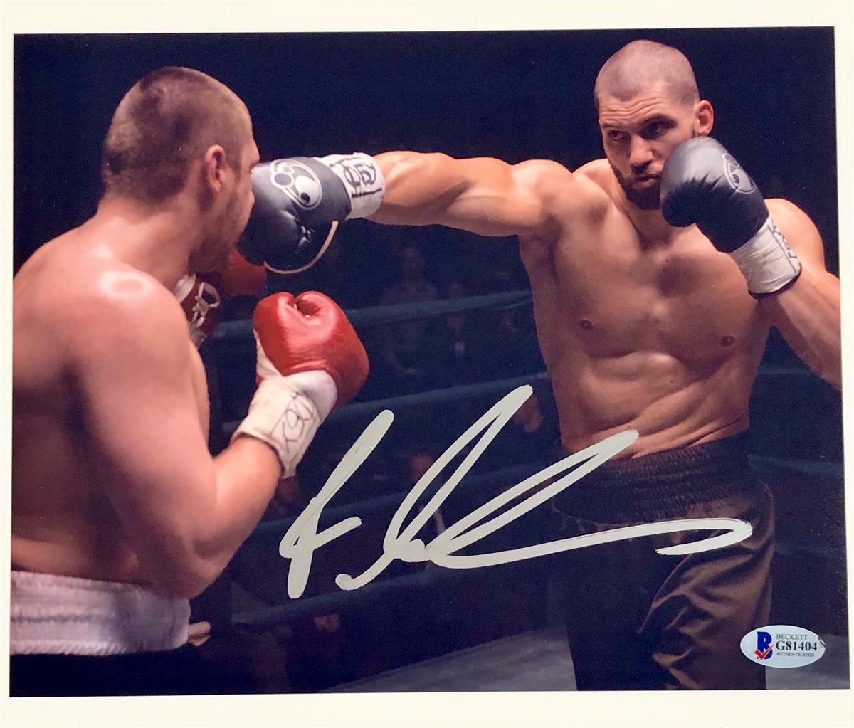 FLORIAN MUNTEANU aka Viktor Drago CREED 2 Signed 8×10 Photo ~ Beckett BAS COA