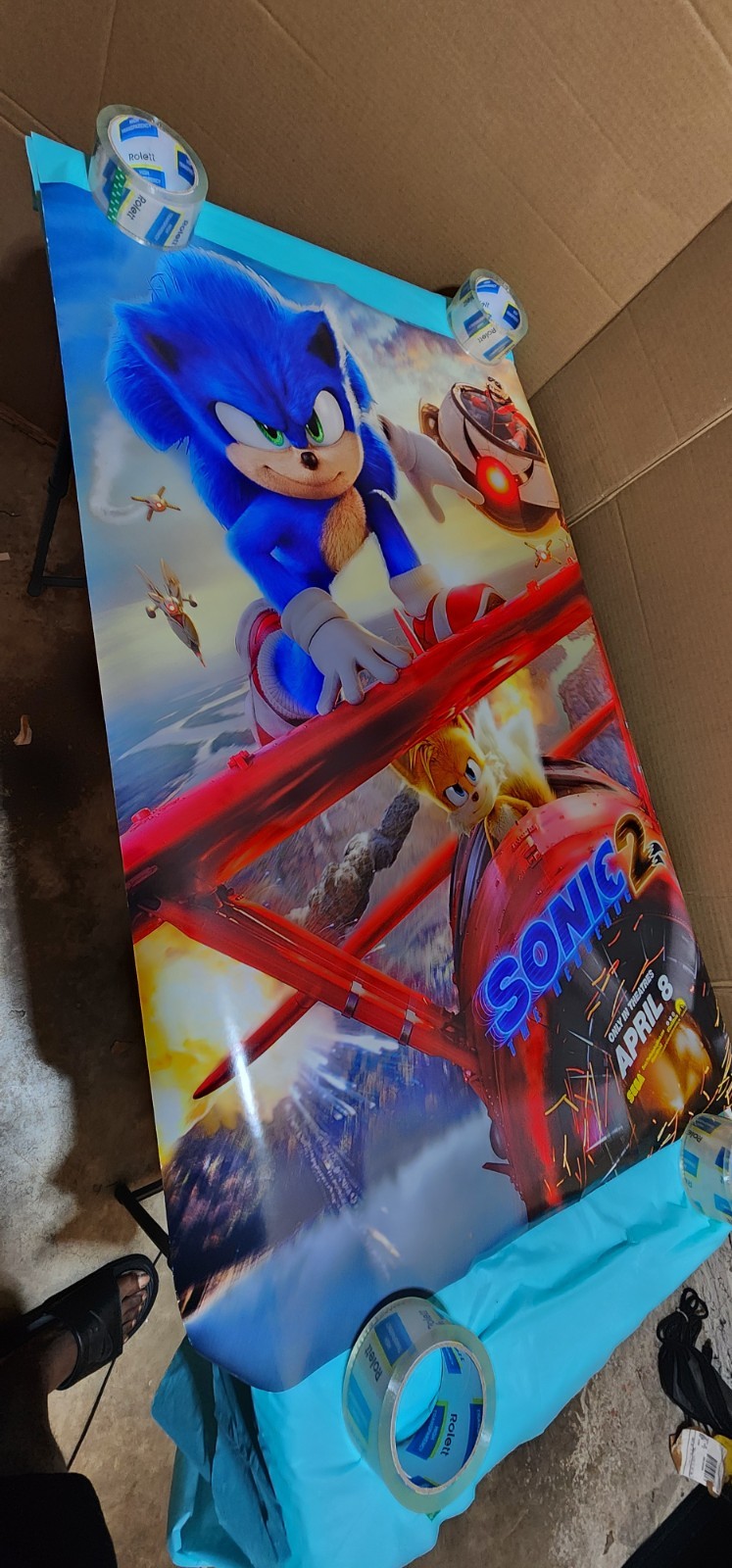 SONIC THE HEDGEHOG 2 (2022) ORIGINAL MOVIE POSTER – 27X40 – D/S