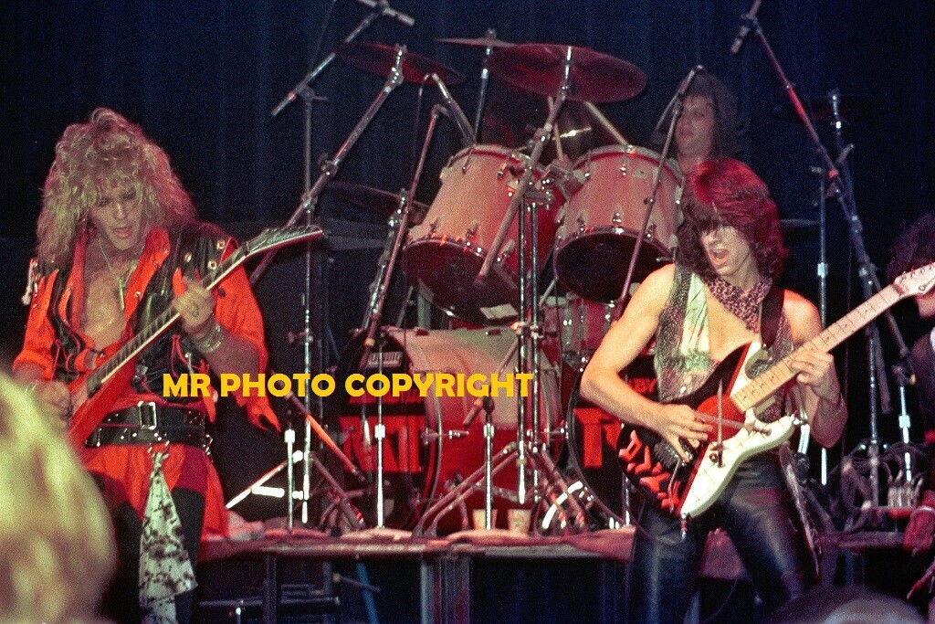 8X12 Inch original photo RATT WARREN DE MARTINI DE MARTINI