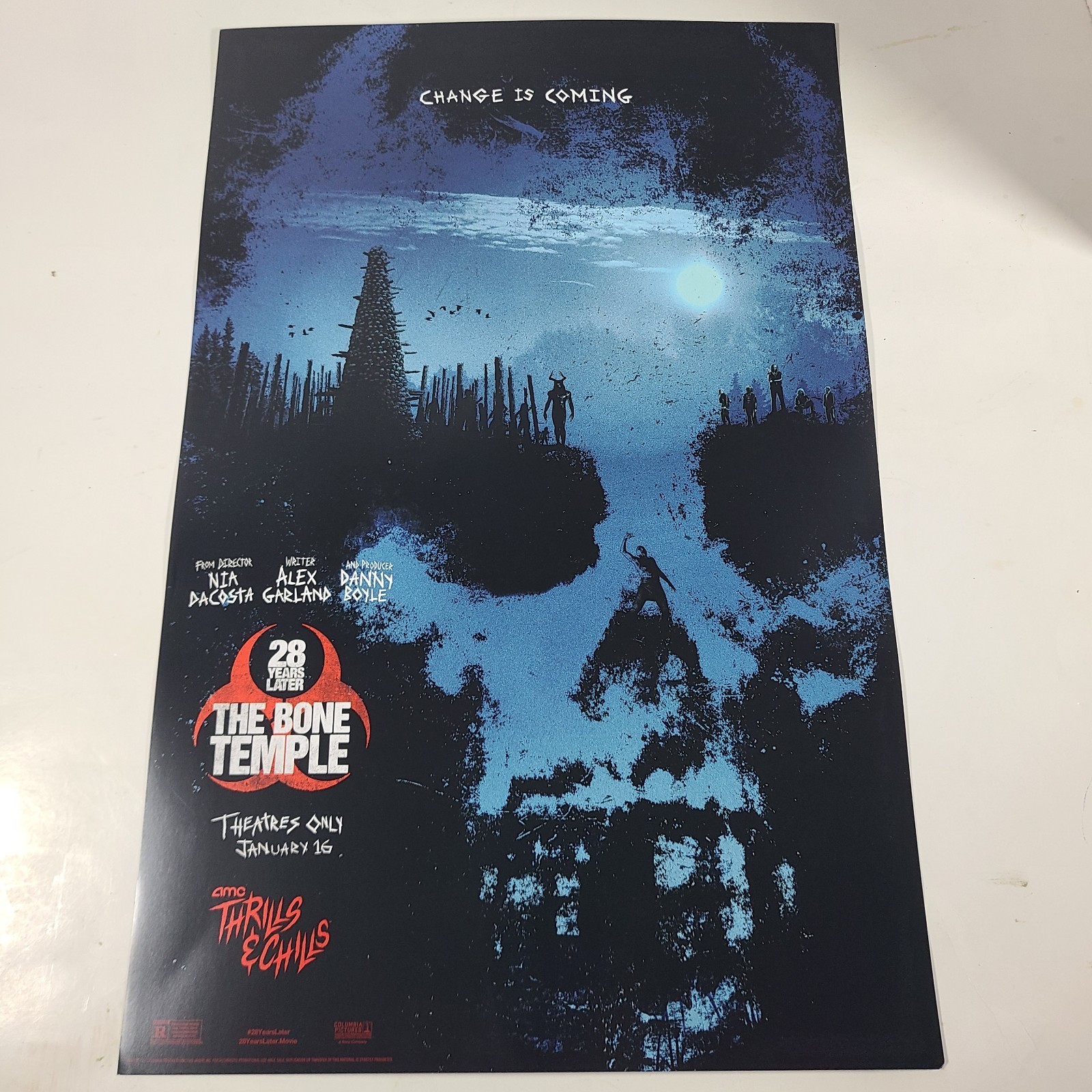 28 YEARS LATER BONE TEMPLE AMC OPENING NIGHT EXCLUSIVE 17×11 2026 POSTER NM NEW