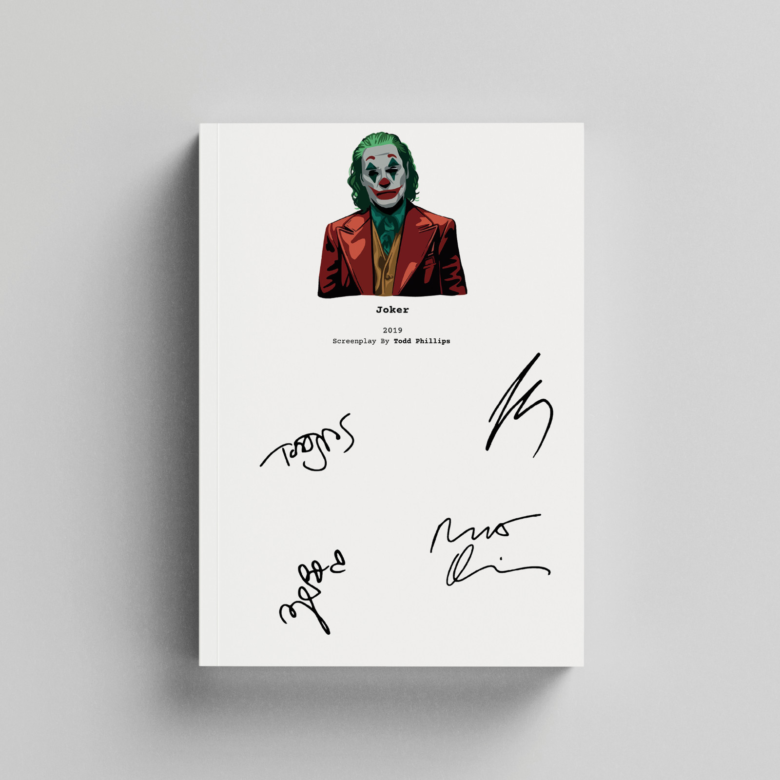 Joker Soft Cover Movie Script