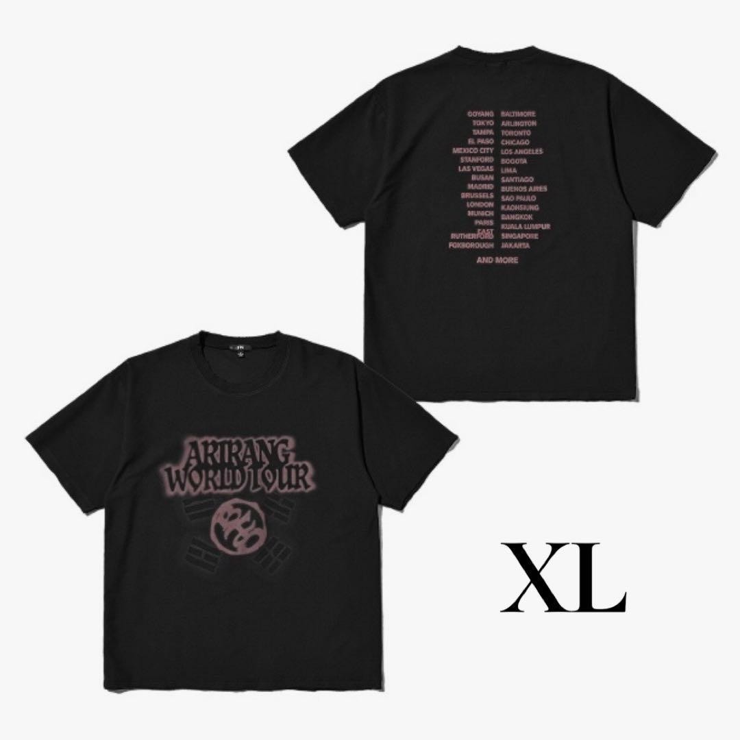 BTS WORLD TOUR ARIRANG T-Shirt Black size XL Official Merchandise Japan Limited