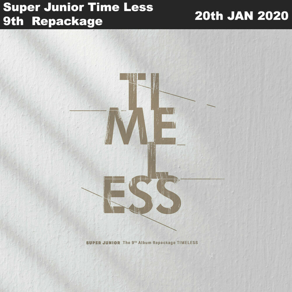 Super Junior Time Less 9th Repackage 2SET Ver CD+PhotoBook+Card+Etc+Tracking