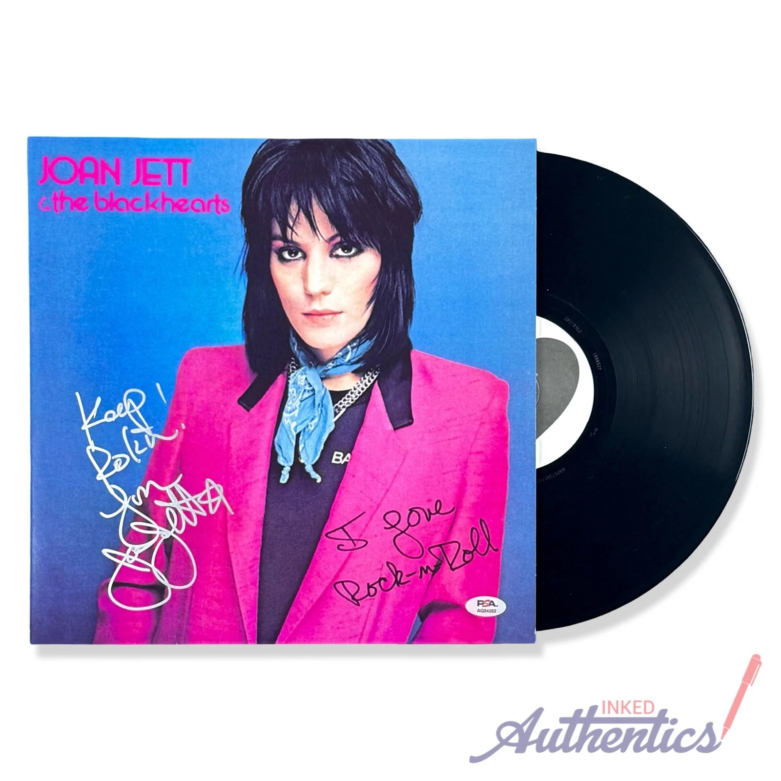 Joan Jett Signed Autographed Vinyl LP “I Love Rock ‘N Roll” PSA/DNA Authenticate