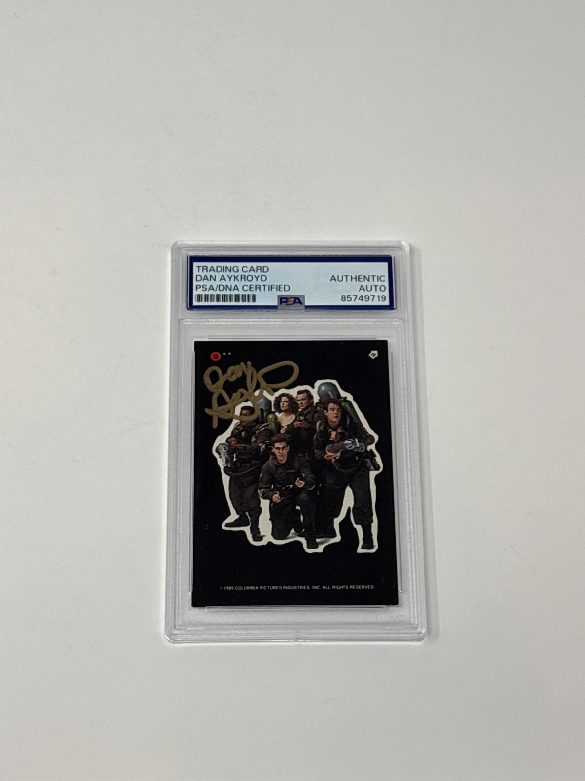 Dan Aykroyd Autographed Signed 1989 Columbia Ghostbusters II Card #10 PSA Auth