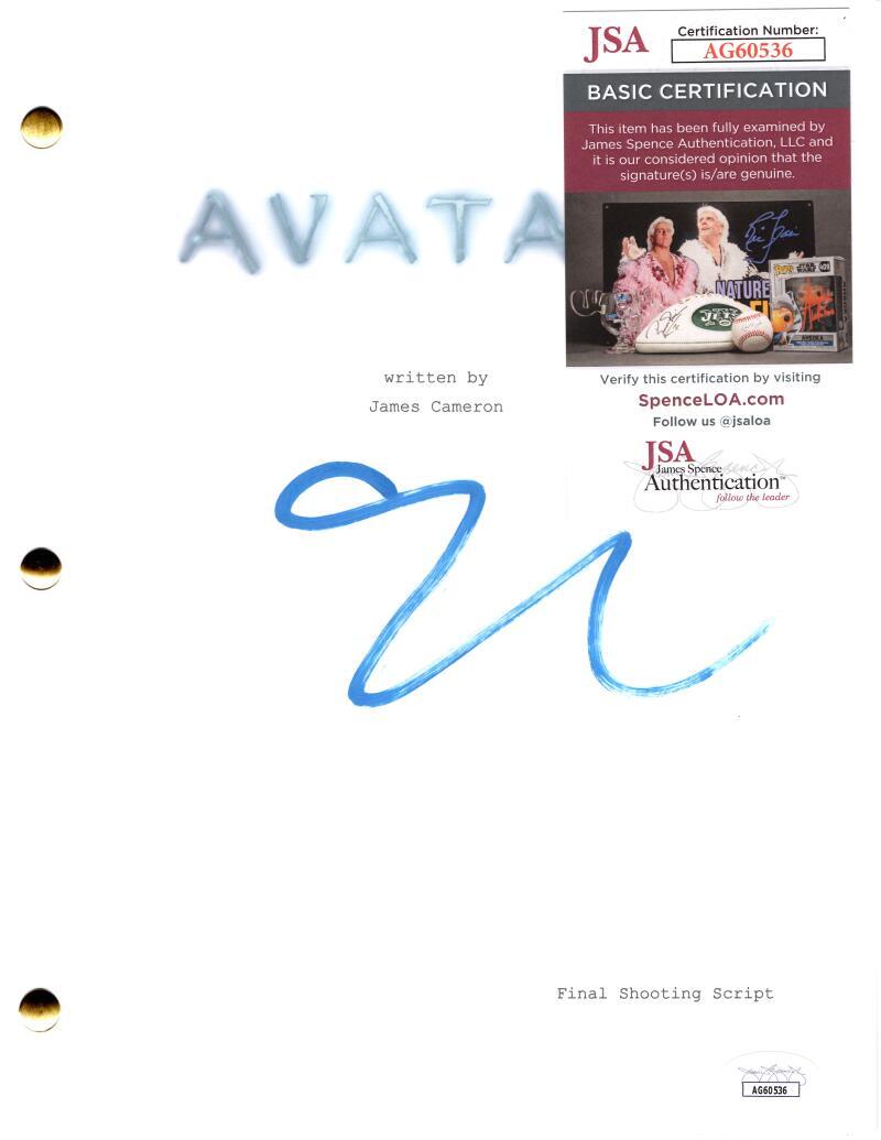 Sam Worthington Signed Autograph Avatar Movie Script Screenplay – Jake Sully JSA