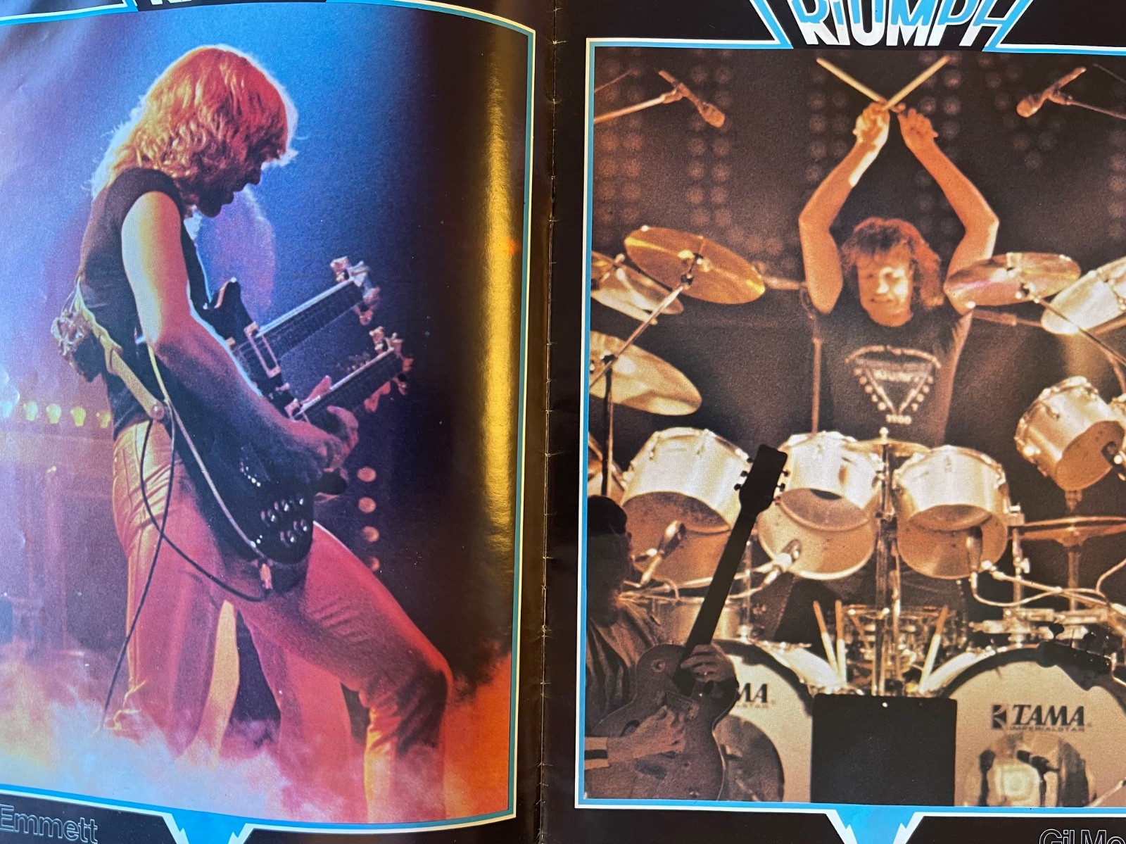Triumph – UK 1980 -Progressions of Power – Praying Mantis – Tour Book Program