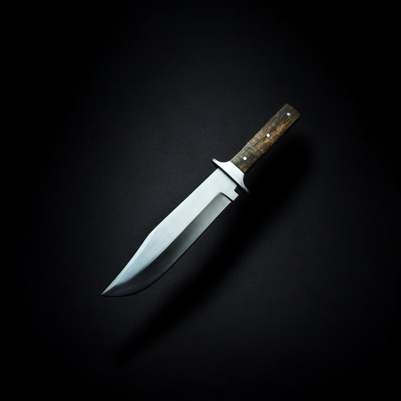 Handmade Western Bowie Knife Full Tang Stainless Steel with Leather Sheath