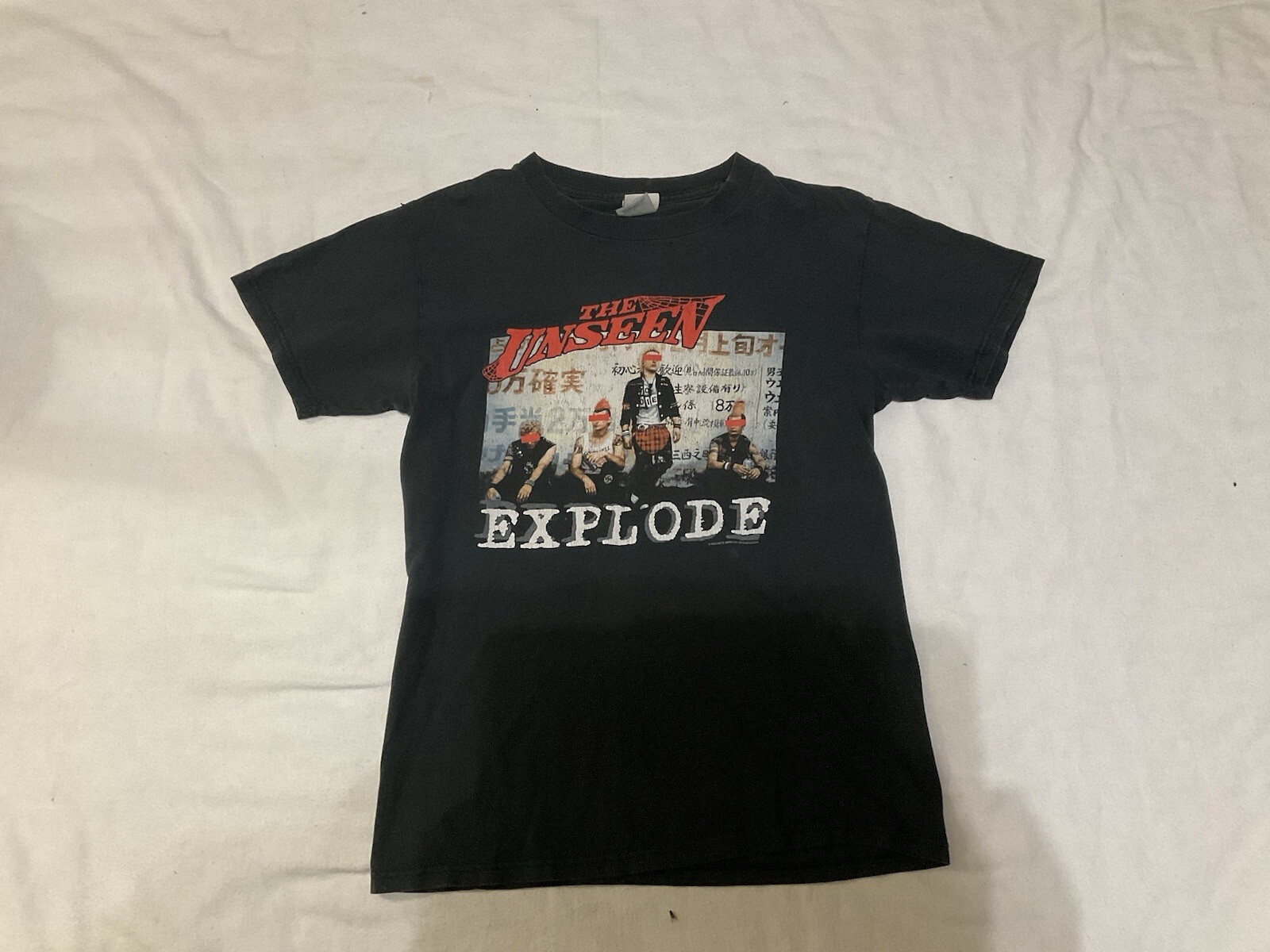 Y2K T-Shirt, The Unseen Explode Punk Rock Delta Pro Weight Tag ￼
