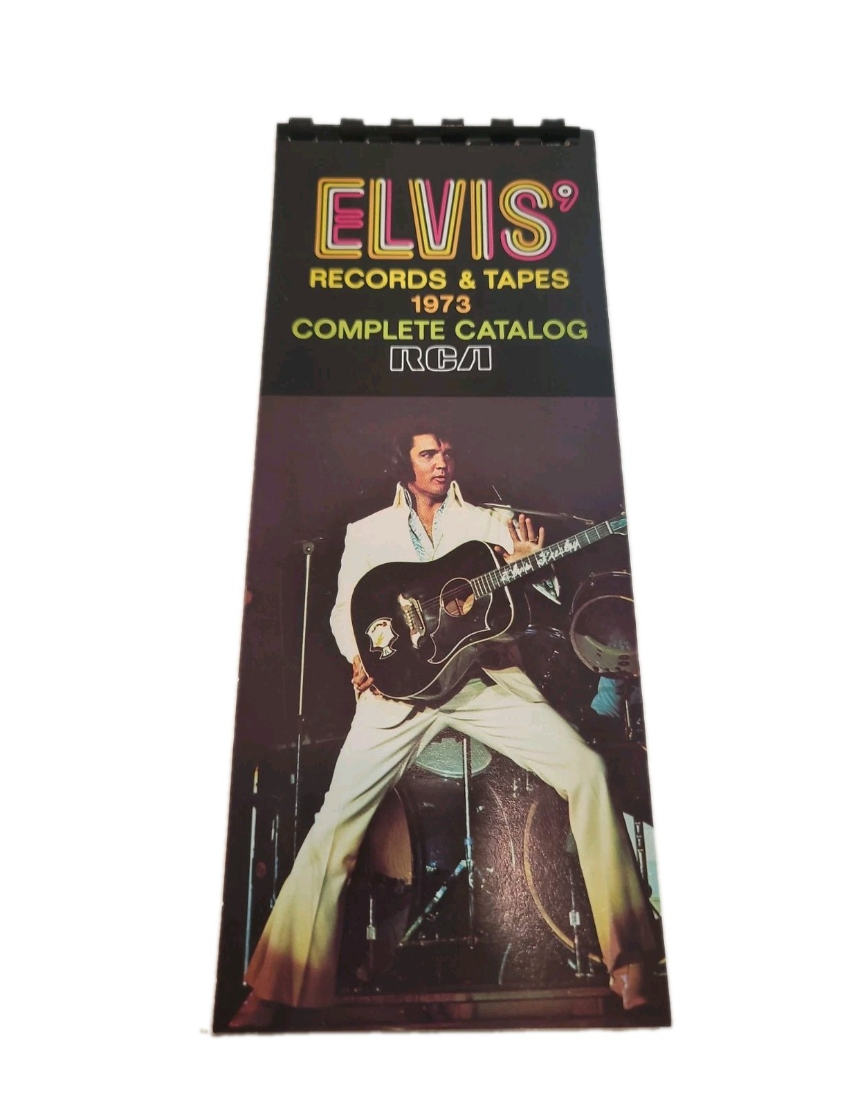ELVIS PRESLEY 1973 RECORDS AND TAPES CATALOGUE FROM RCA
