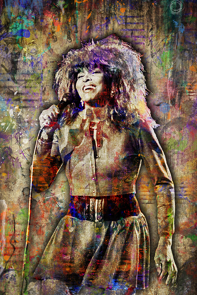 Tina Turner Poster, Tina Turner Classic Gift, Tina Turner Tribute Fine Art