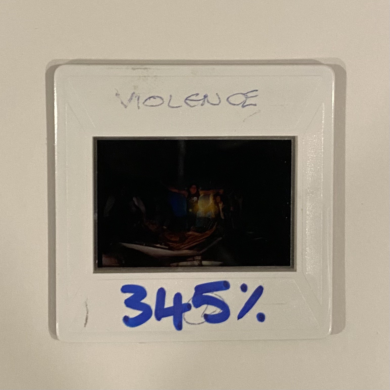 VIO-LENCE “Eternal Nightmare” Photographer’s 35mm Slide ONE-OF-A-KIND! RARE