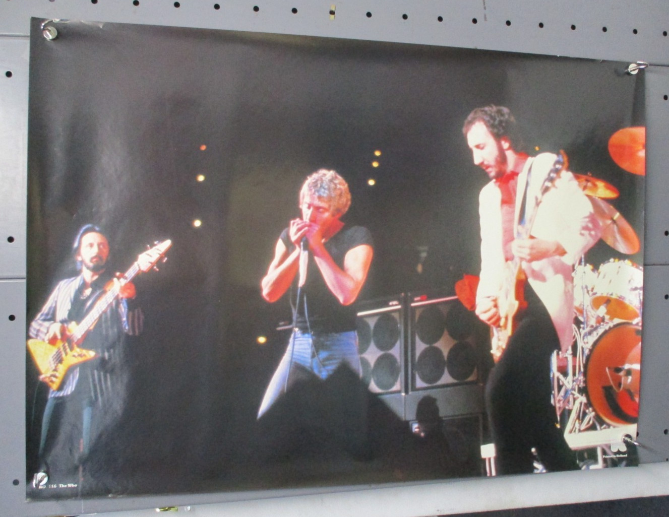 c 1980 THE WHO Roger Daltrey Pete Townshend POSTER 24″x33.5″ CM4829