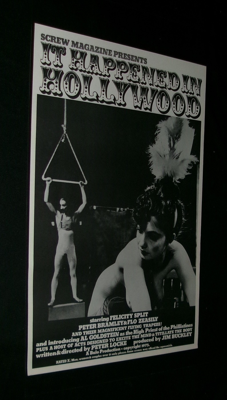 1973 IT HAPPENED IN HOLLYWOOD Original Size 22×34 1 Sheet NOT A REPRINT Rolled