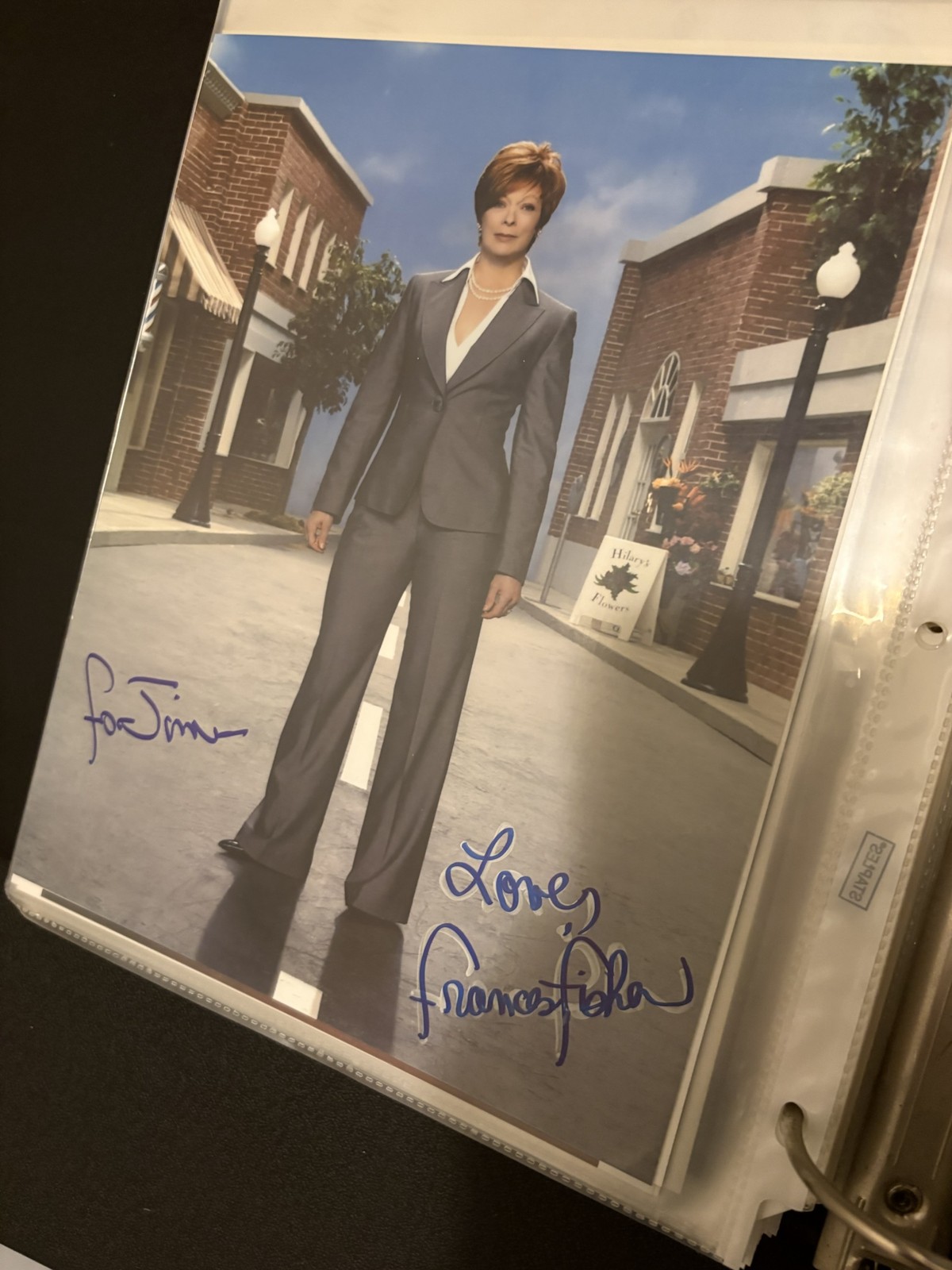 Frances Fisher Autographed Photo Titanic Unforgiven Resurrection Signed Inscribe
